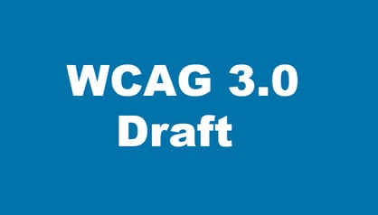 WCAG 3.0 Draft